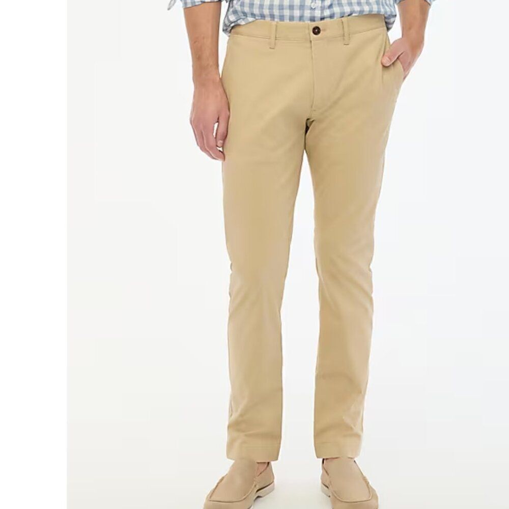 J. Crew Factory BZ109 Slim-fit TruTemp365® Chino Pant  NWT- Flaw size 34/34